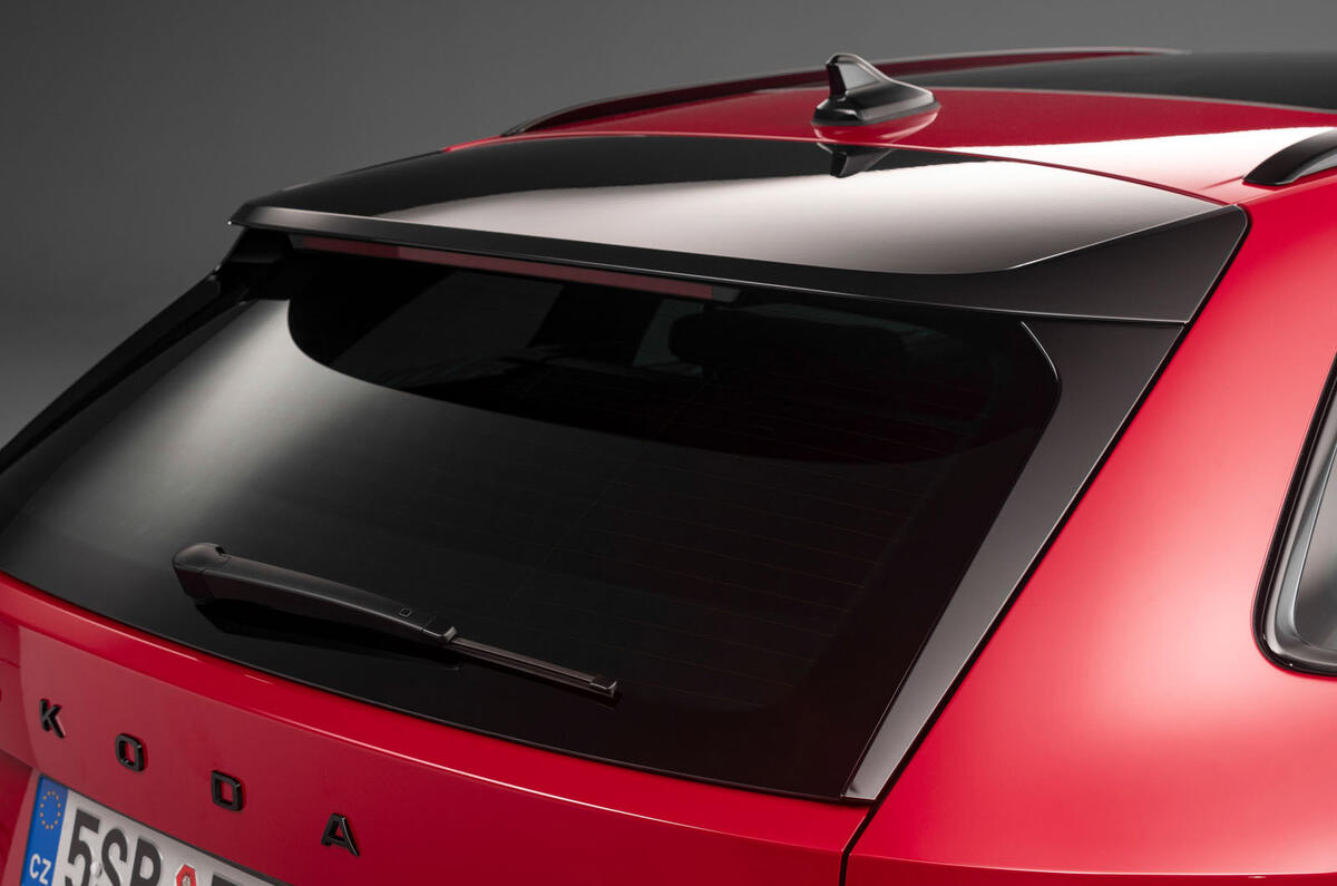 Skoda Octavia vRS 2020 - stationary rear Skoda Octavia vRS 2020 - stationary rear