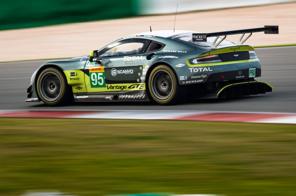 Aston Martin V8 Vantage GTE racer