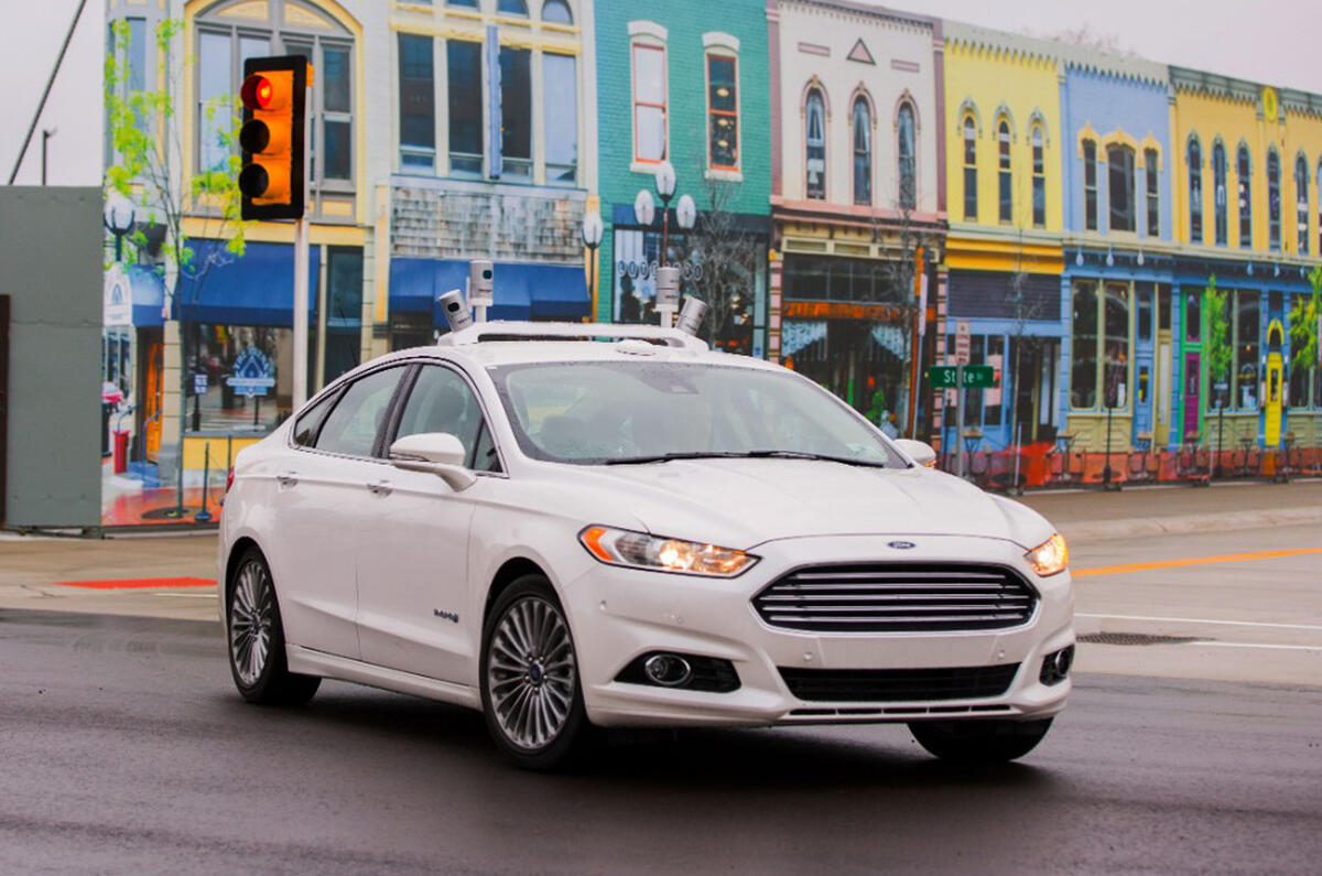 Self-driving Ford view 2  Self-driving Ford view 2