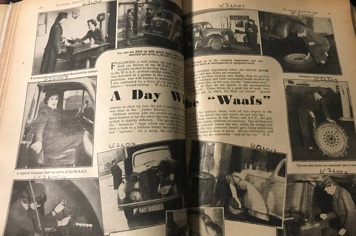 Autocar during world wars