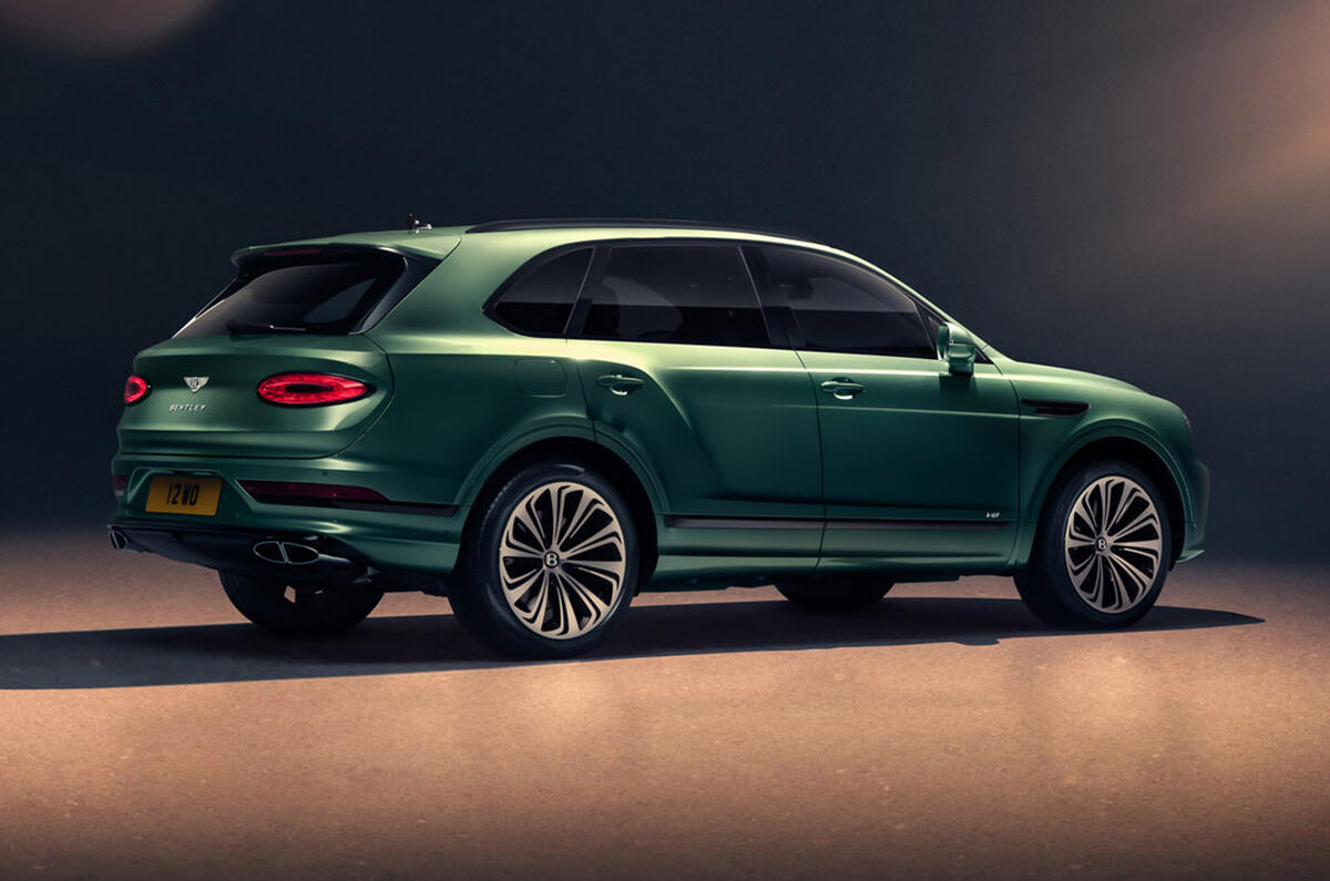 Bentley Bentayga facelift - static side Bentley Bentayga facelift - static side