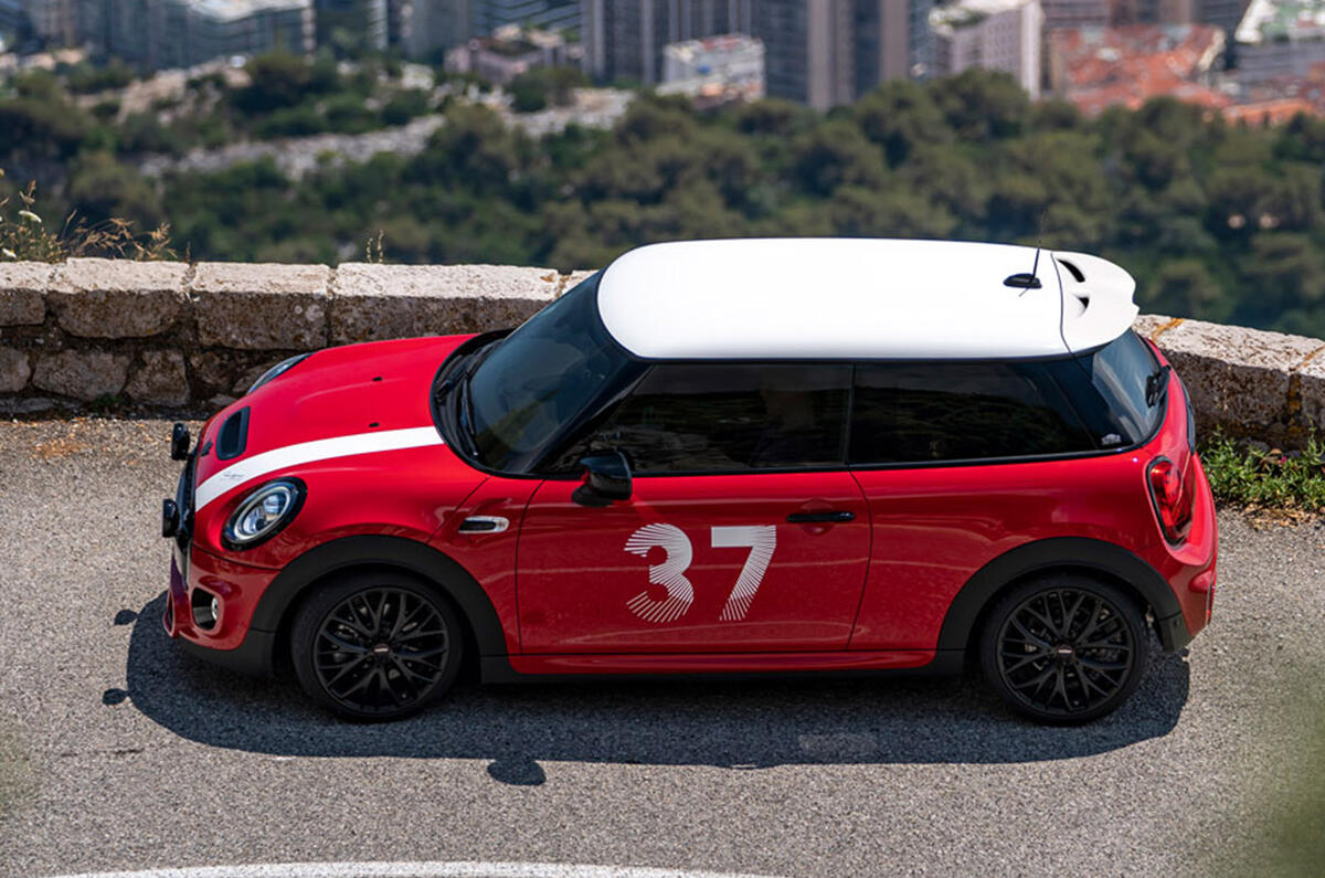 Mini Paddy Hopkirk Edition - overhead