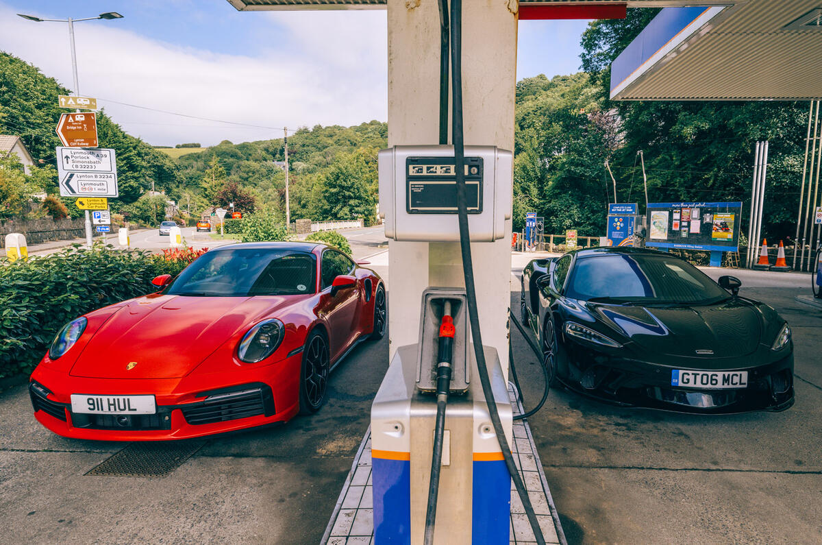 Porsche 911 and McLaren GT Porsche 911 and McLaren GT