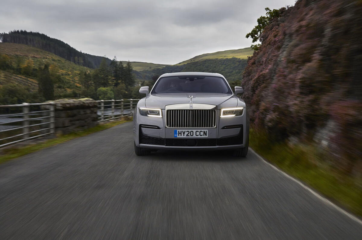 Rolls Royce Ghost on the road