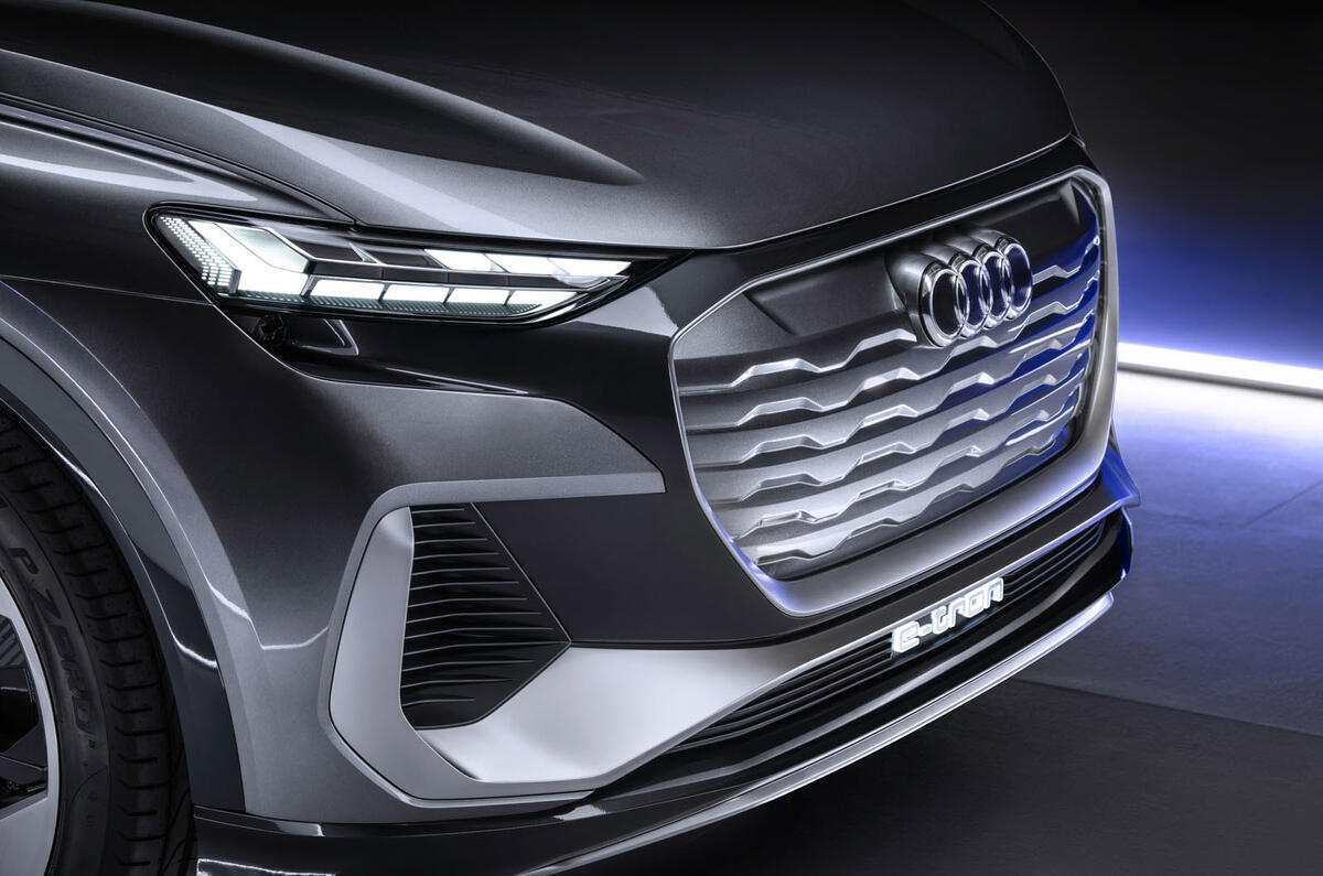 Audi Q4 E-tron - static front Audi Q4 E-tron - static front