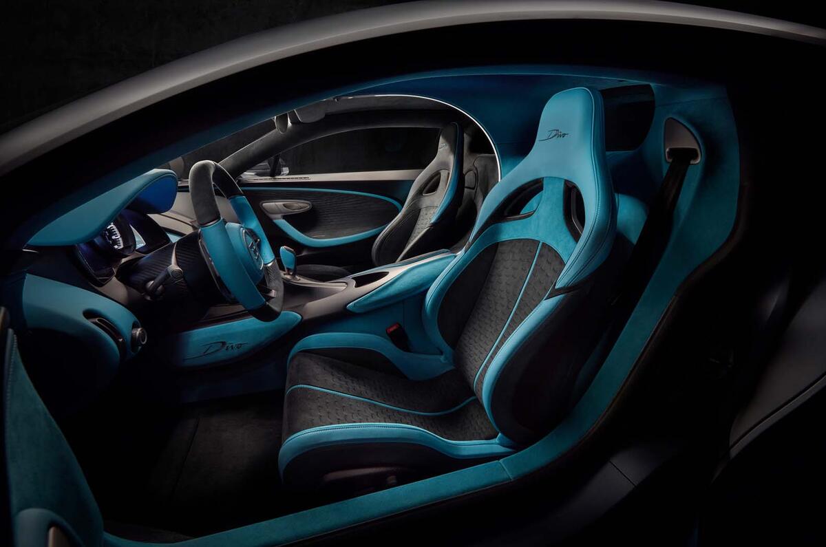 Bugatti Divo interior
