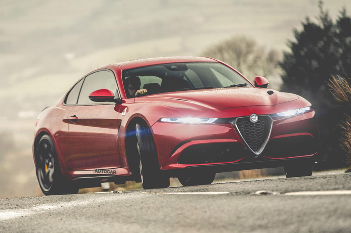 Alfa Coupe render - front Alfa Coupe render - front