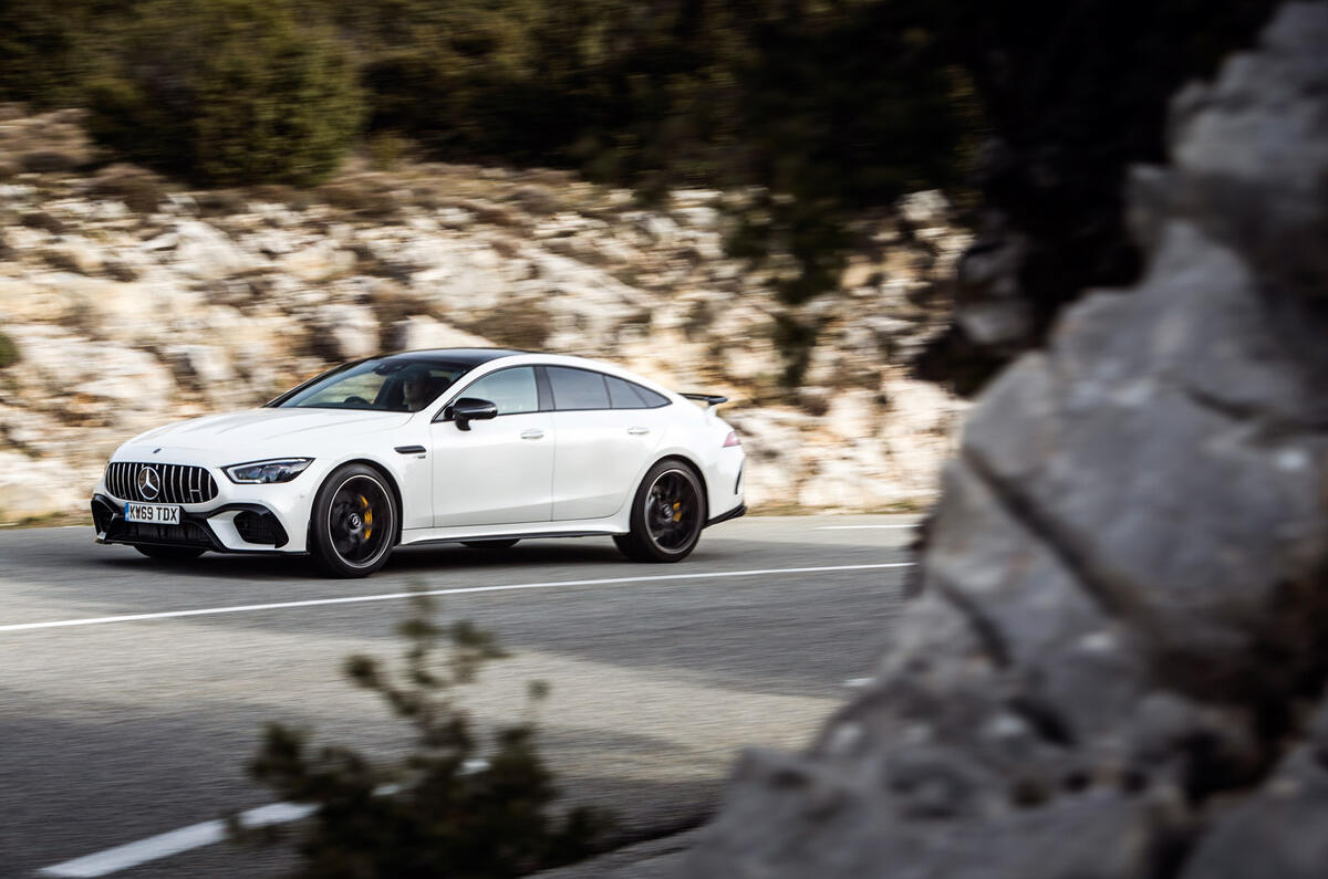 Mercedes-AMG GT 63 S Coupe - tracking side