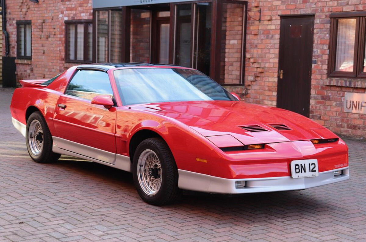 Pontiac Trans Am Firebird - front Pontiac Trans Am Firebird - front