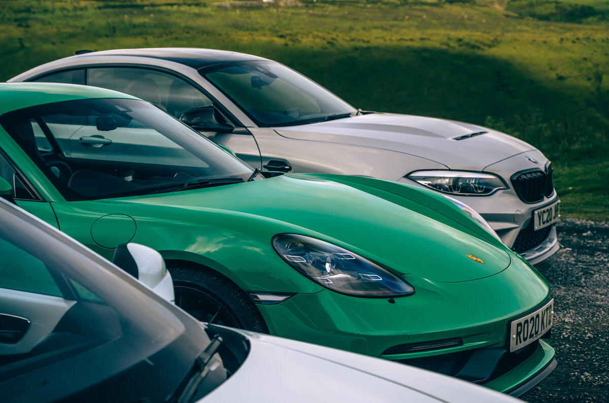 Porsche Cayman - static side Porsche Cayman - static side