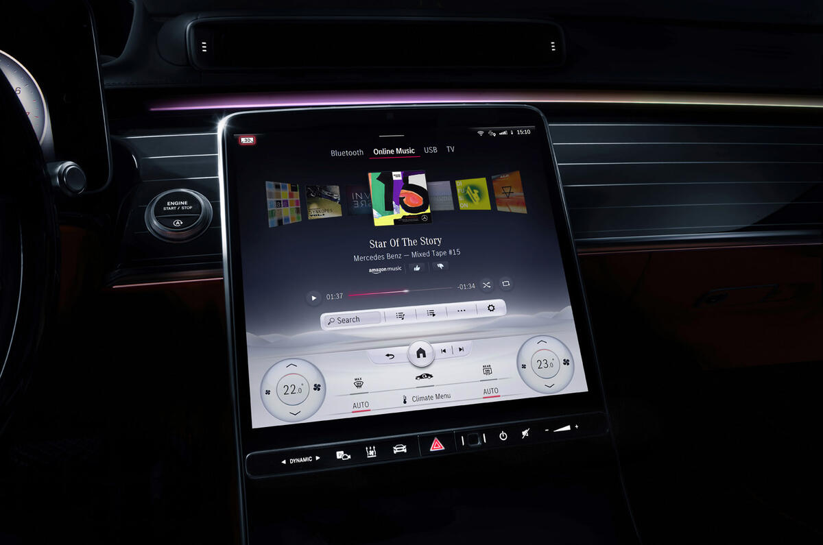 Mercedes-Benz User Experience infotainment system Mercedes-Benz User Experience infotainment system