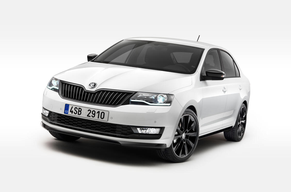 Skoda Rapid from front