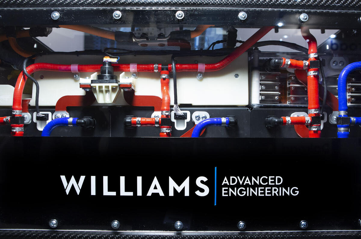 Williams Advanced Engineering new battery design reveal