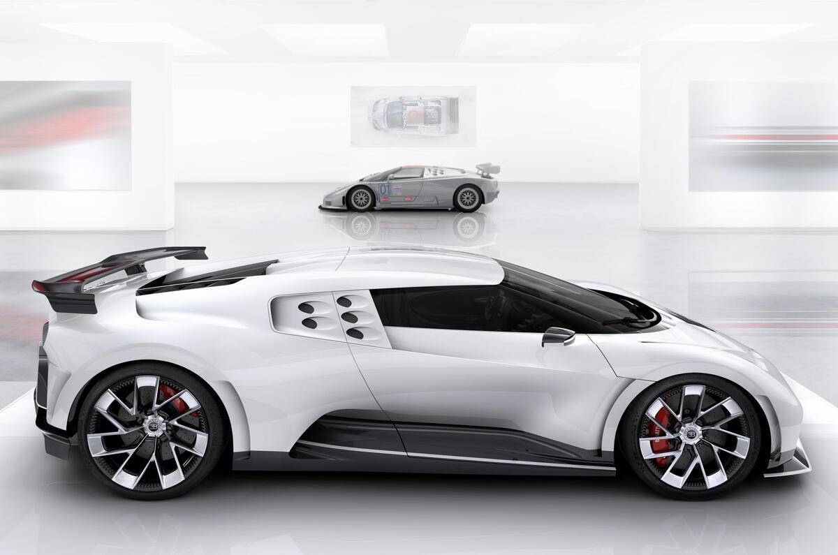 2020 Bugatti Centodieci reveal - side