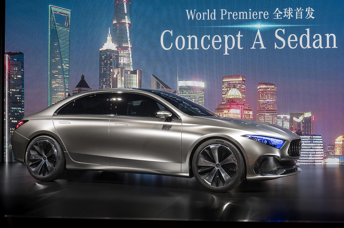 Mercedes-Benz Concept A Saloon brings the fight to BMW, Audi