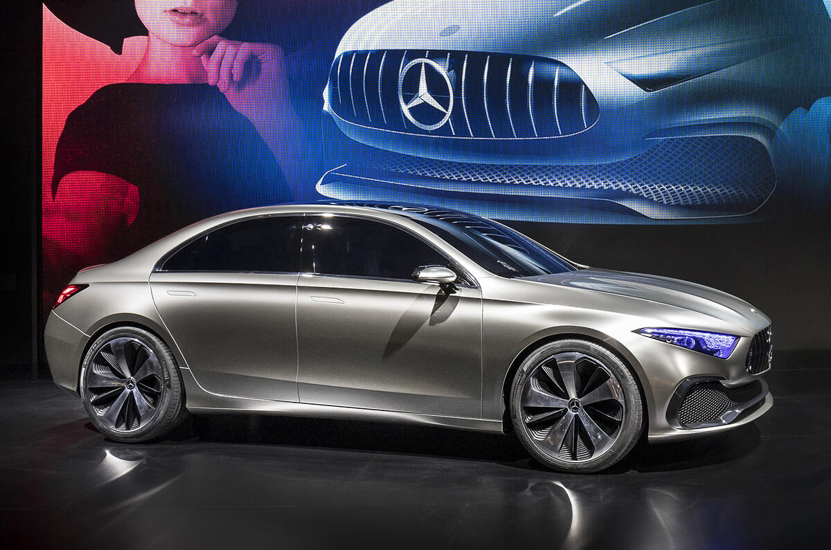 Mercedes-Benz Concept A Saloon brings the fight to BMW, Audi