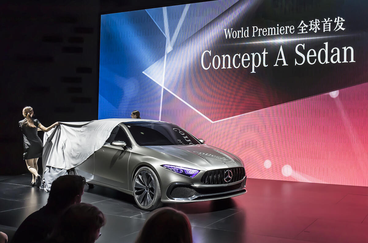Mercedes-Benz Concept A Saloon brings the fight to BMW, Audi