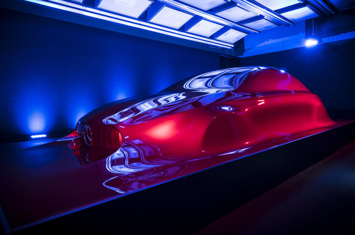 Aesthetics A sculpture showing side profile and front grille