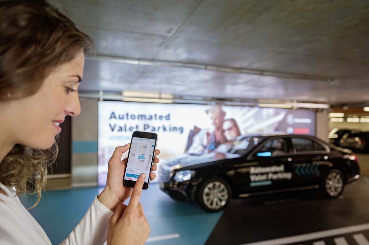 Daimler and Bosch unveil driverless parking garage