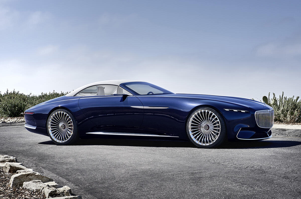Electric powered Mercedes-Maybach 6 Cabriolet revealed