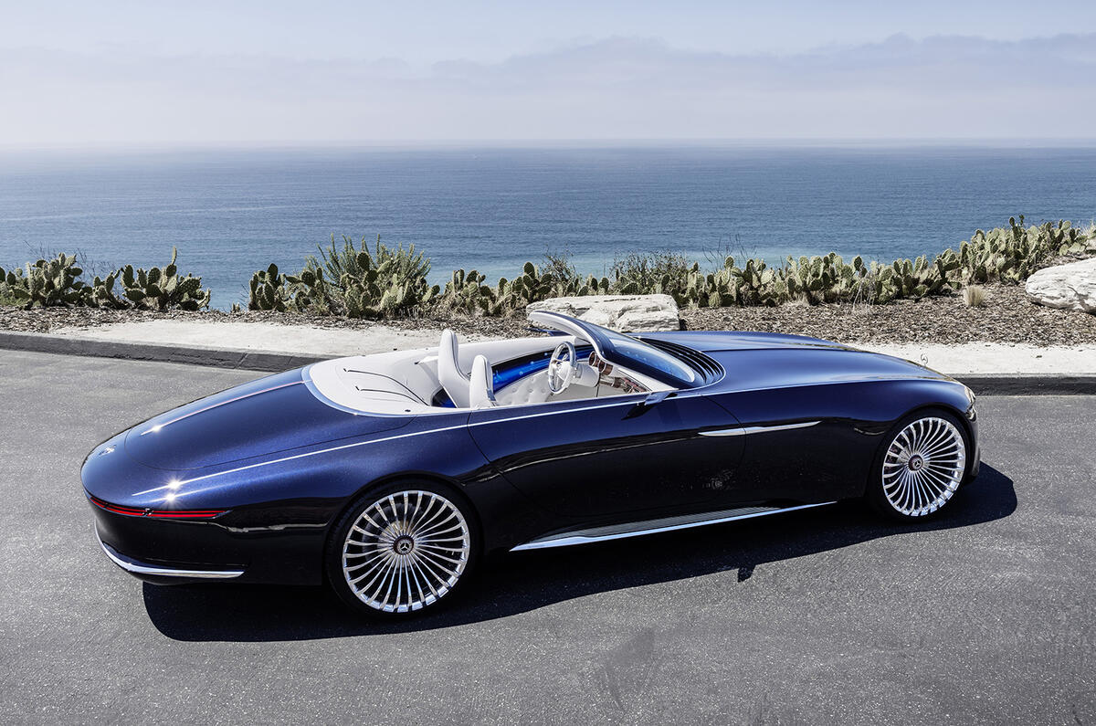 Electric powered Mercedes-Maybach 6 Cabriolet revealed