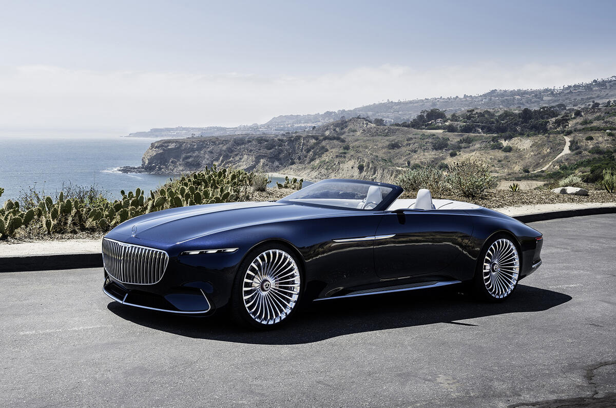 Electric powered Mercedes-Maybach 6 Cabriolet revealed