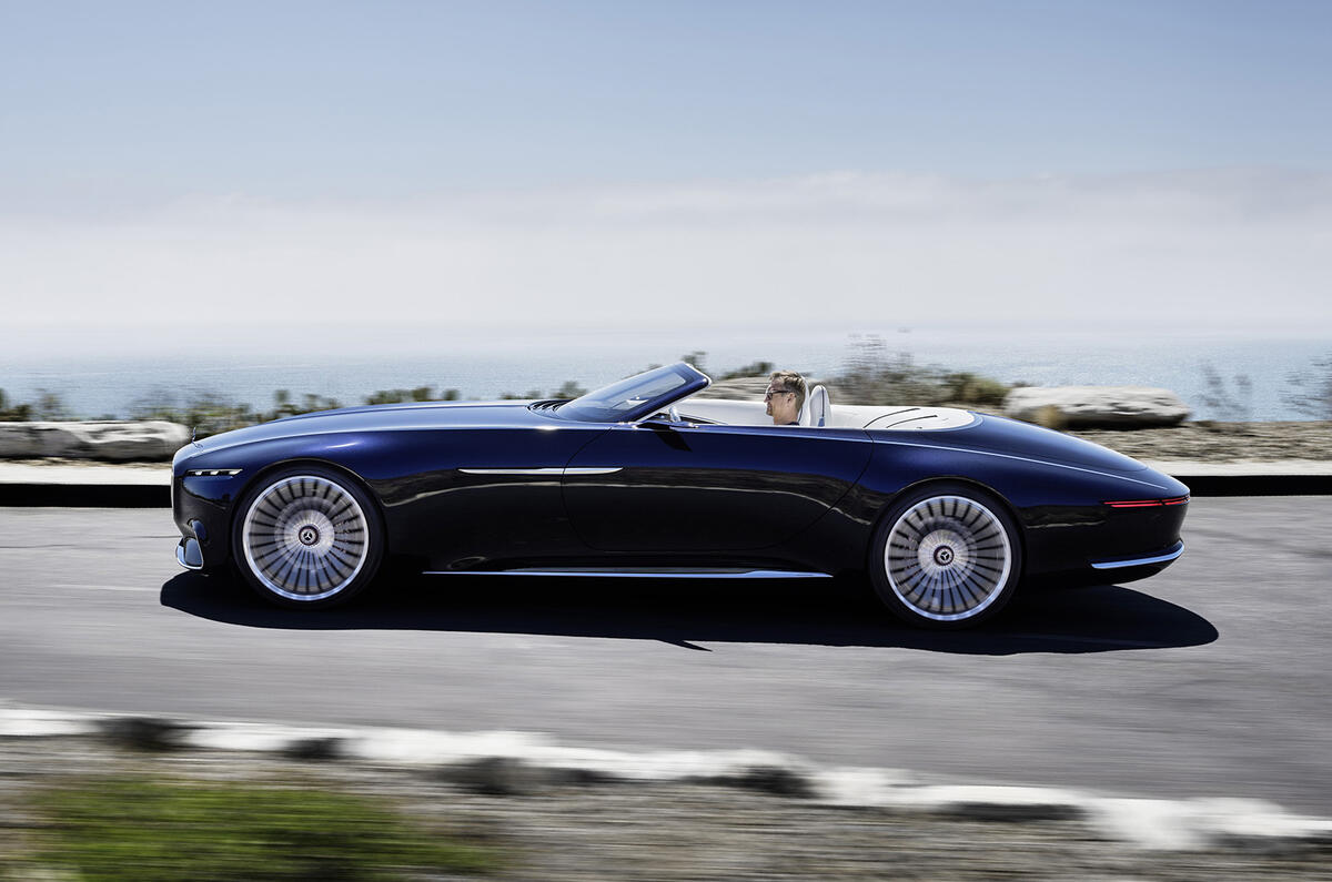 Electric powered Mercedes-Maybach 6 Cabriolet revealed