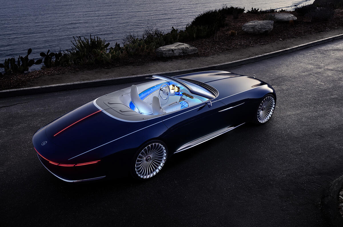 Electric Mercedes Maybach 6 Cabriolet Concept Car Revealed