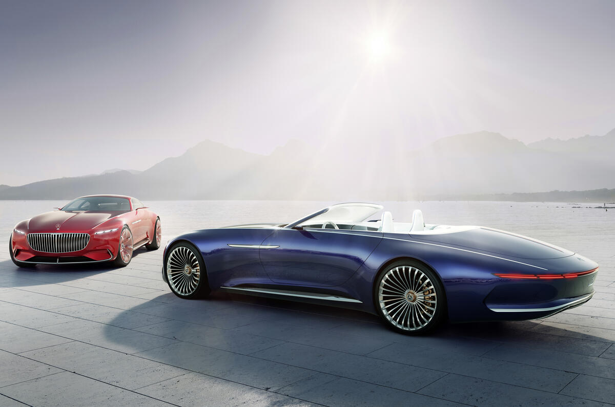 Electric Mercedes Maybach 6 Cabriolet Concept Car Revealed