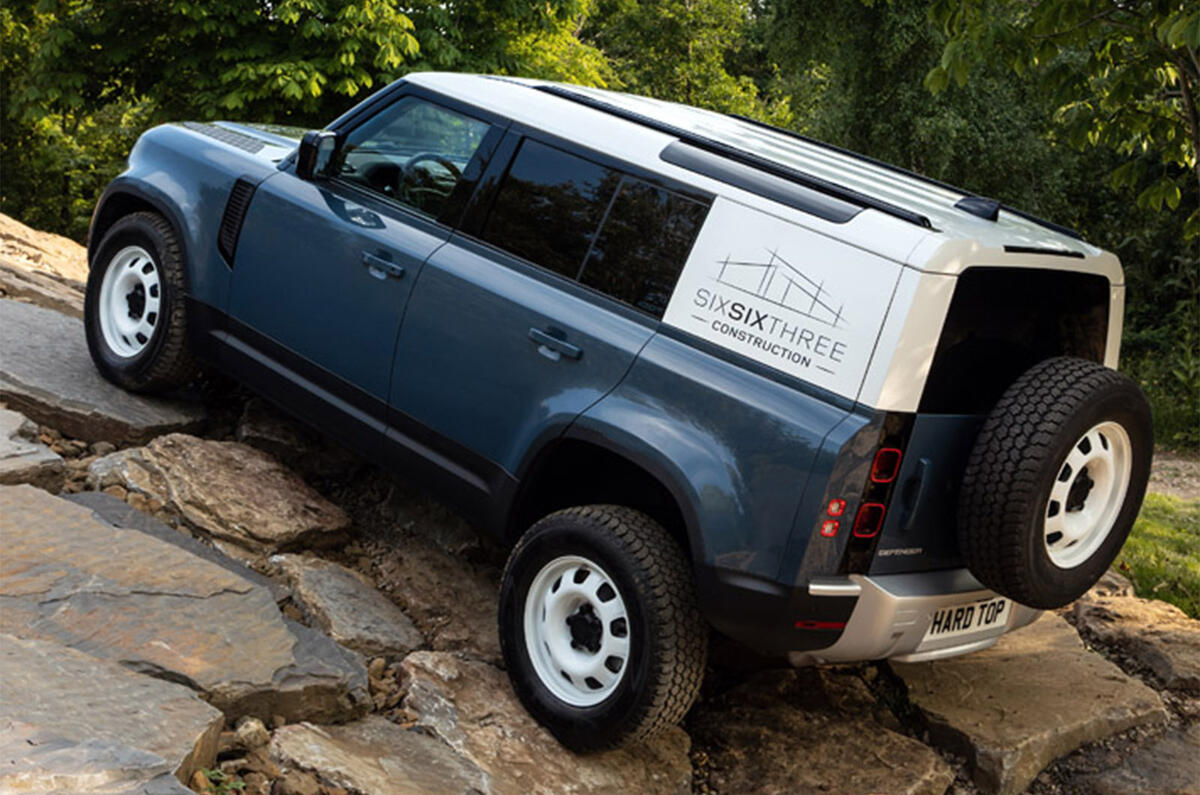 Land Rover Defender Hard Top - hero rear Land Rover Defender Hard Top - hero rear