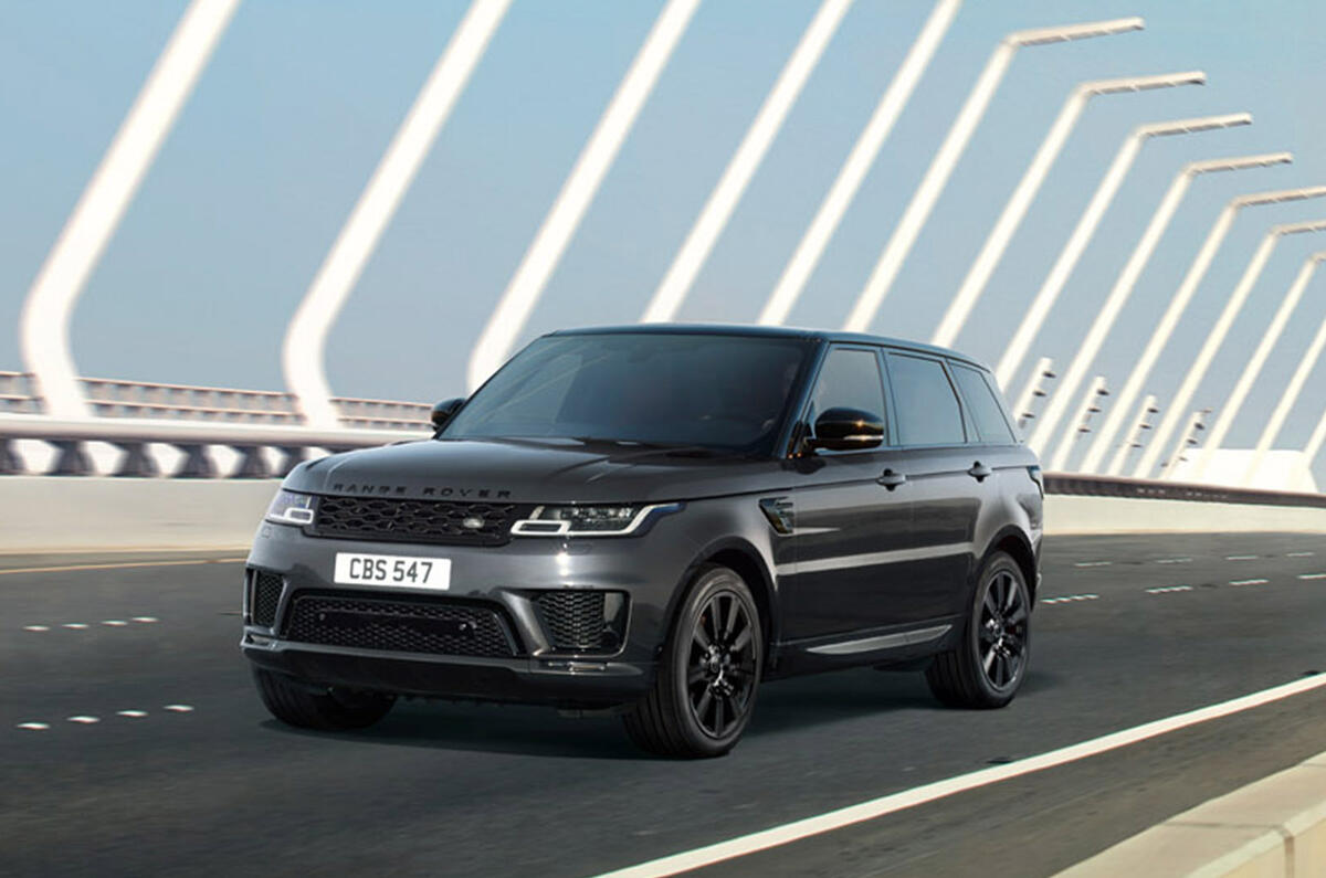 2021 Range Rover Sport Carbon Black Edition - front 2021 Range Rover Sport Carbon Black Edition - front