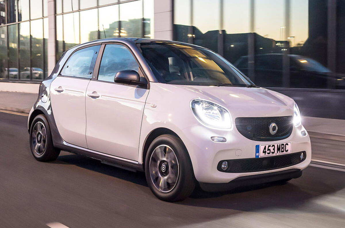 Smart EQ Fortwo - hero front Smart EQ Fortwo - hero front