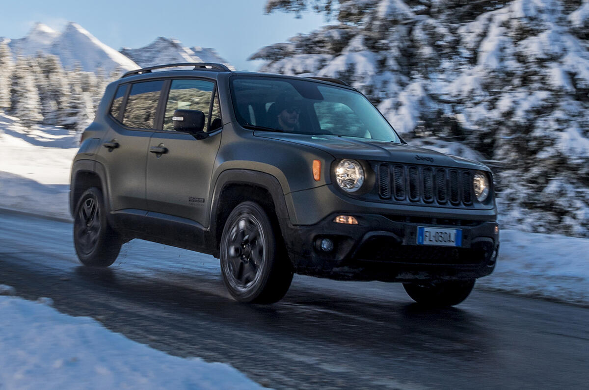 Facelifted Jeep Renegade shown at Turin motor show
