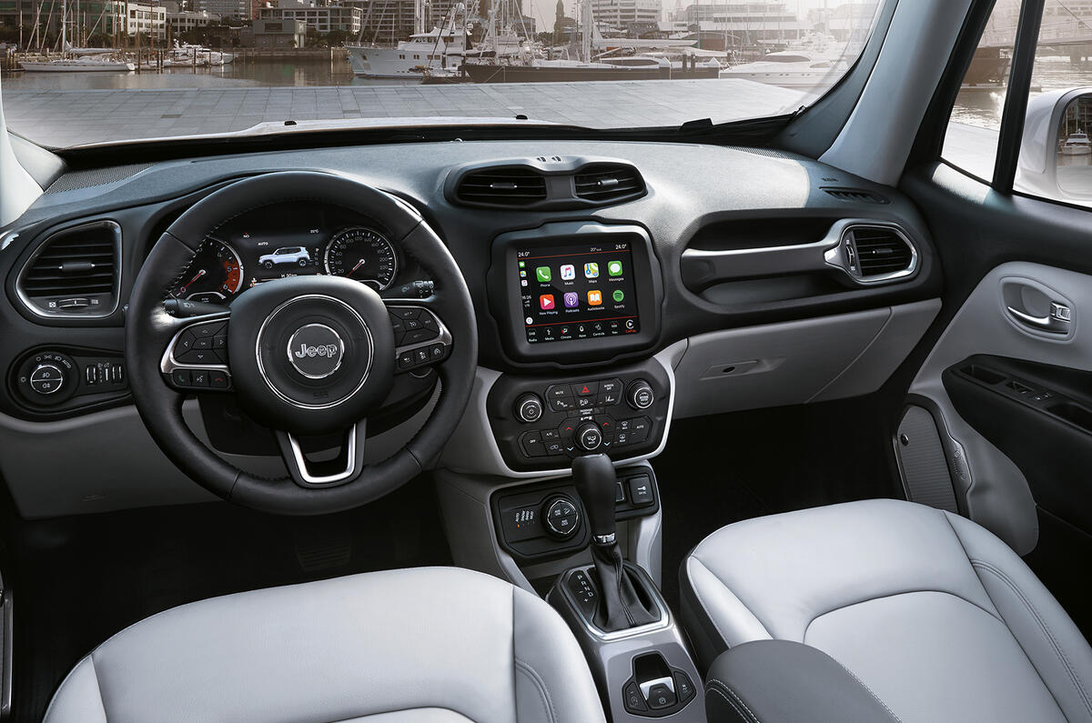 Facelifted Jeep Renegade shown at Turin motor show