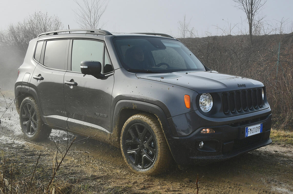 Facelifted Jeep Renegade shown at Turin motor show