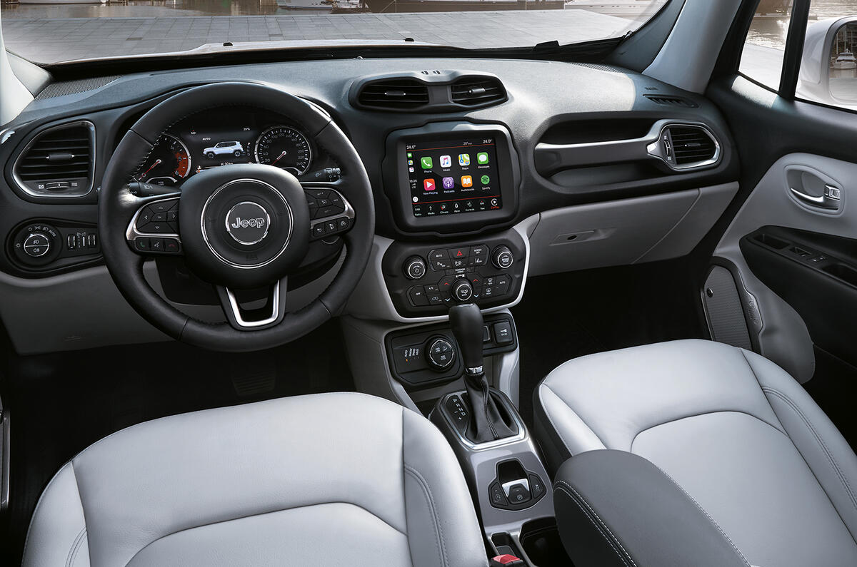 Facelifted Jeep Renegade shown at Turin motor show
