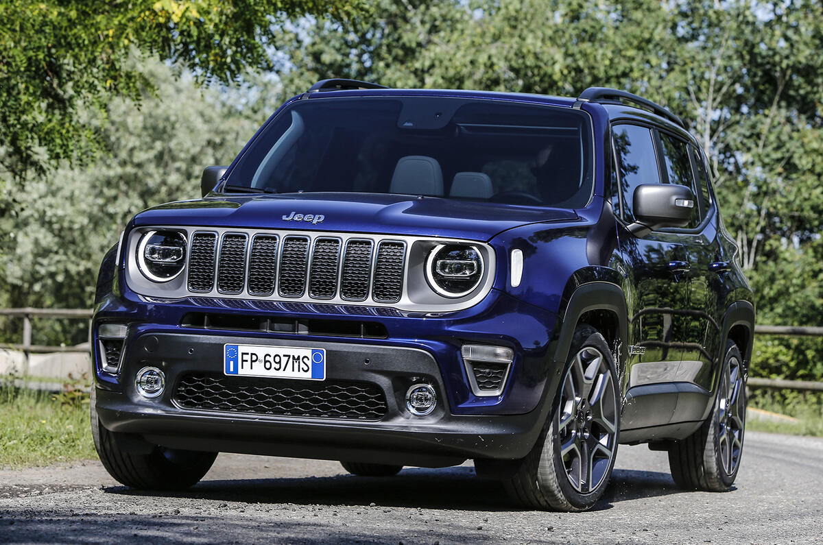 Facelifted Jeep Renegade shown at Turin motor show