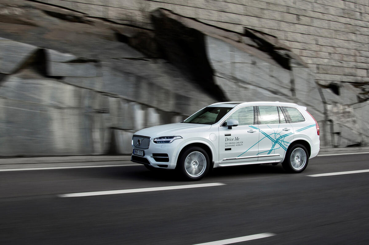 Autonomous Volvo XC90