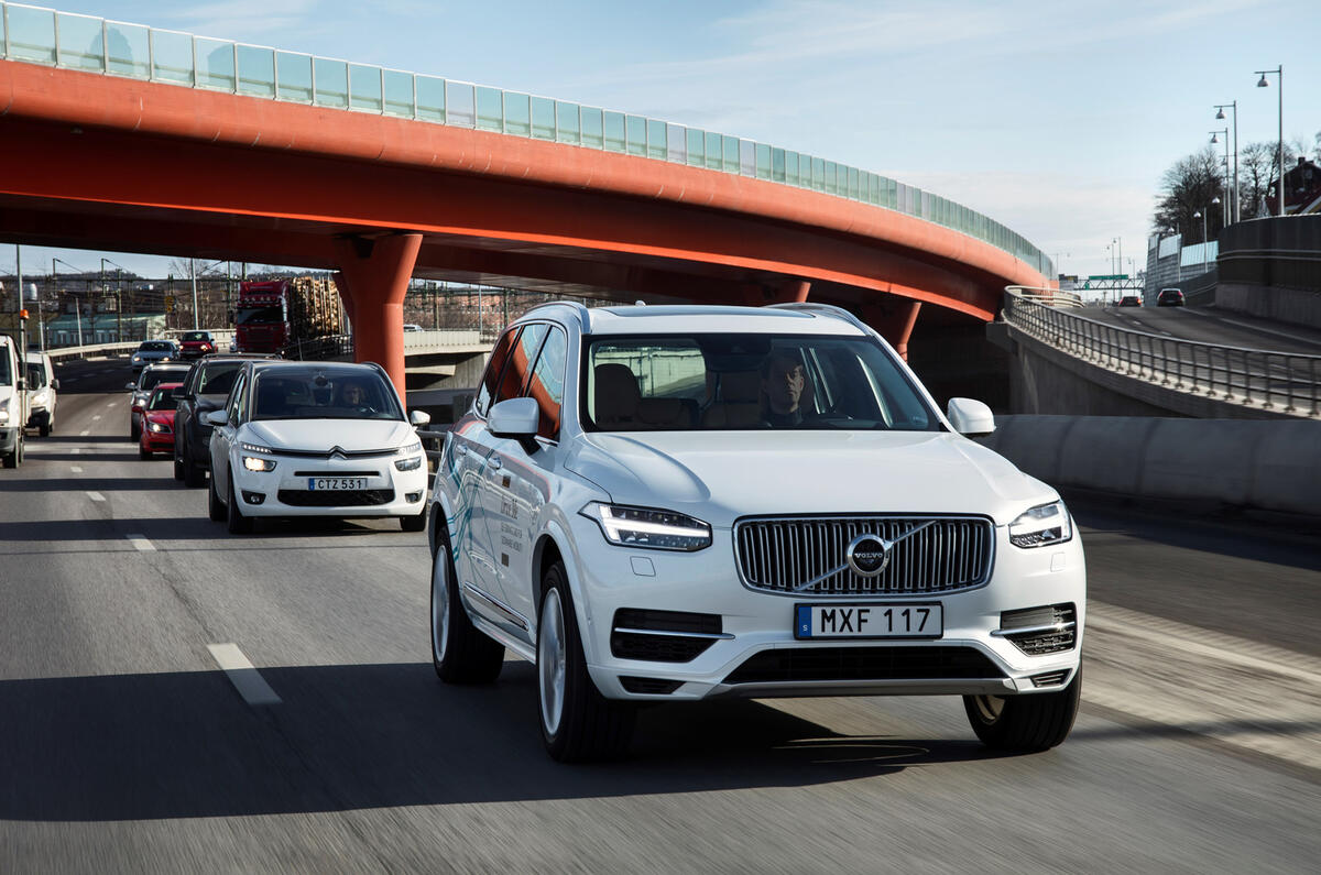 Autonomous Volvo XC90