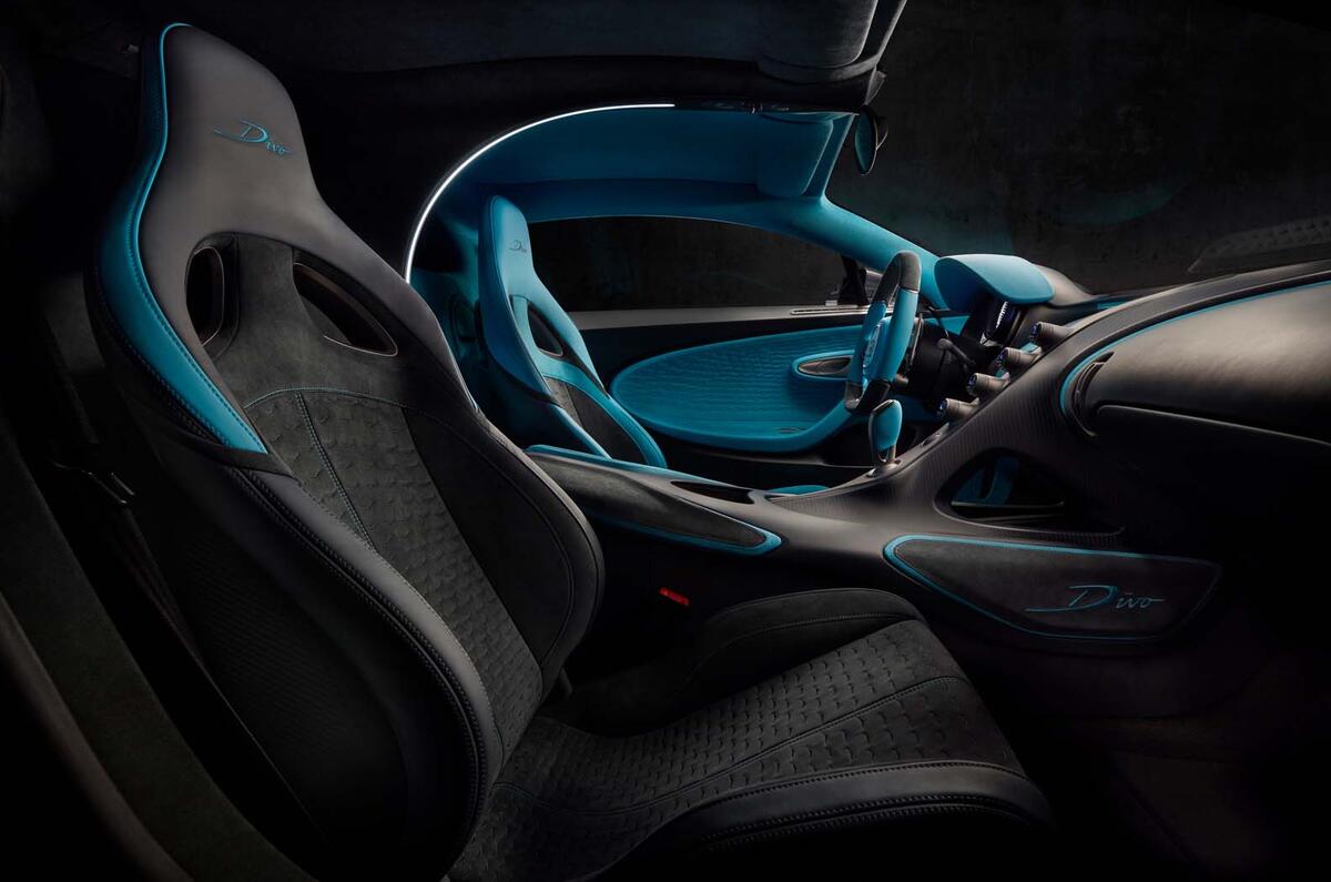 Bugatti Divo seats