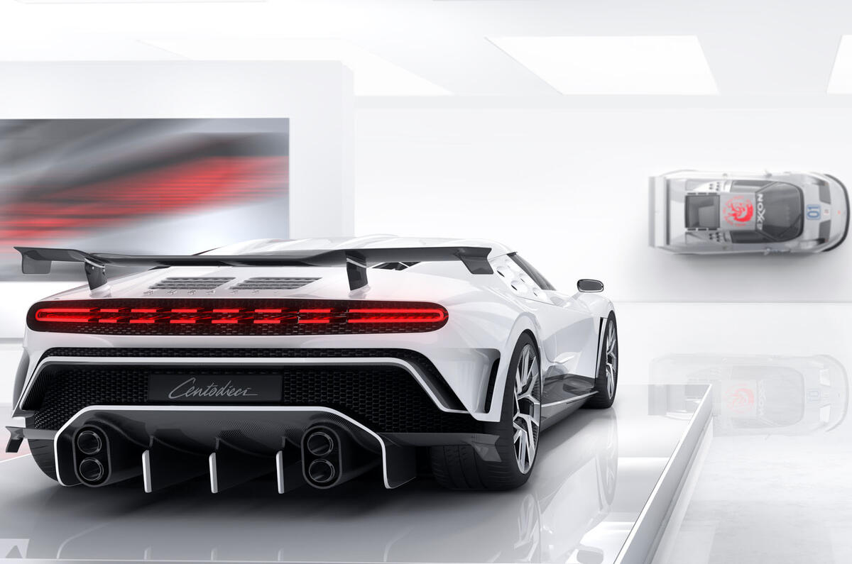 2020 Bugatti Centodieci reveal - rear