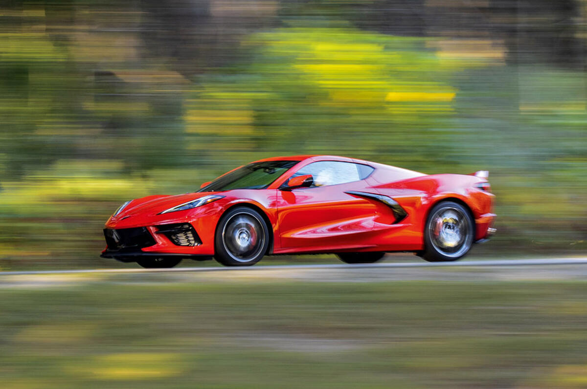 Chevrolet Corvette - tracking side Chevrolet Corvette - tracking side