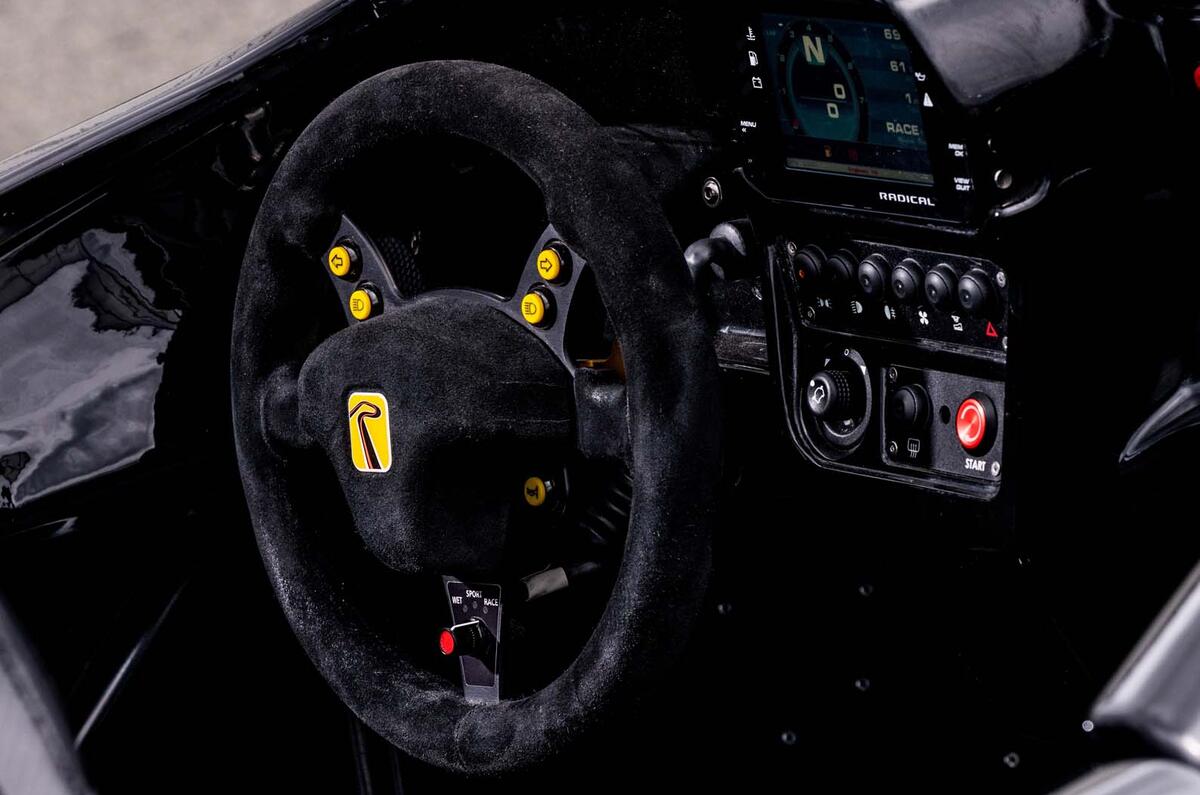 2019 Radical Rapture press images - steering wheel