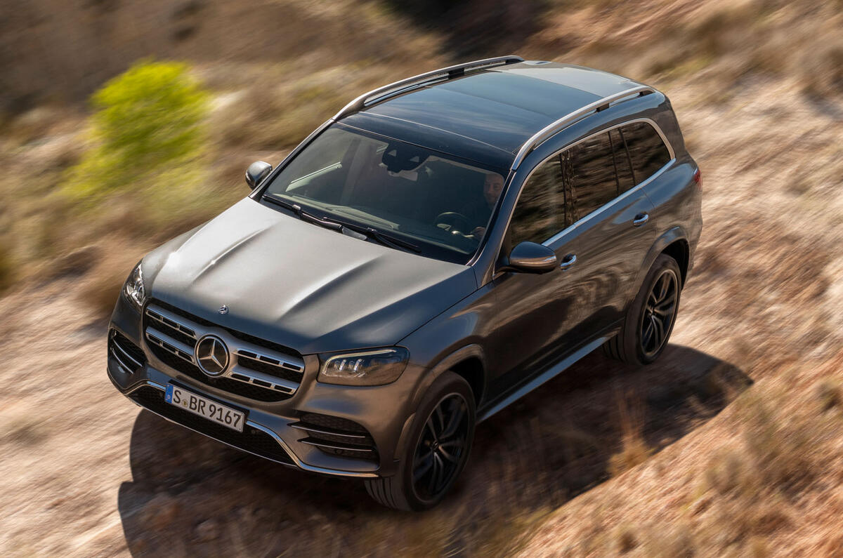 New Mercedes-Benz GLS - off-roading