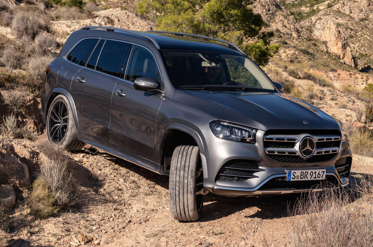 New Mercedes-Benz GLS - off=roading