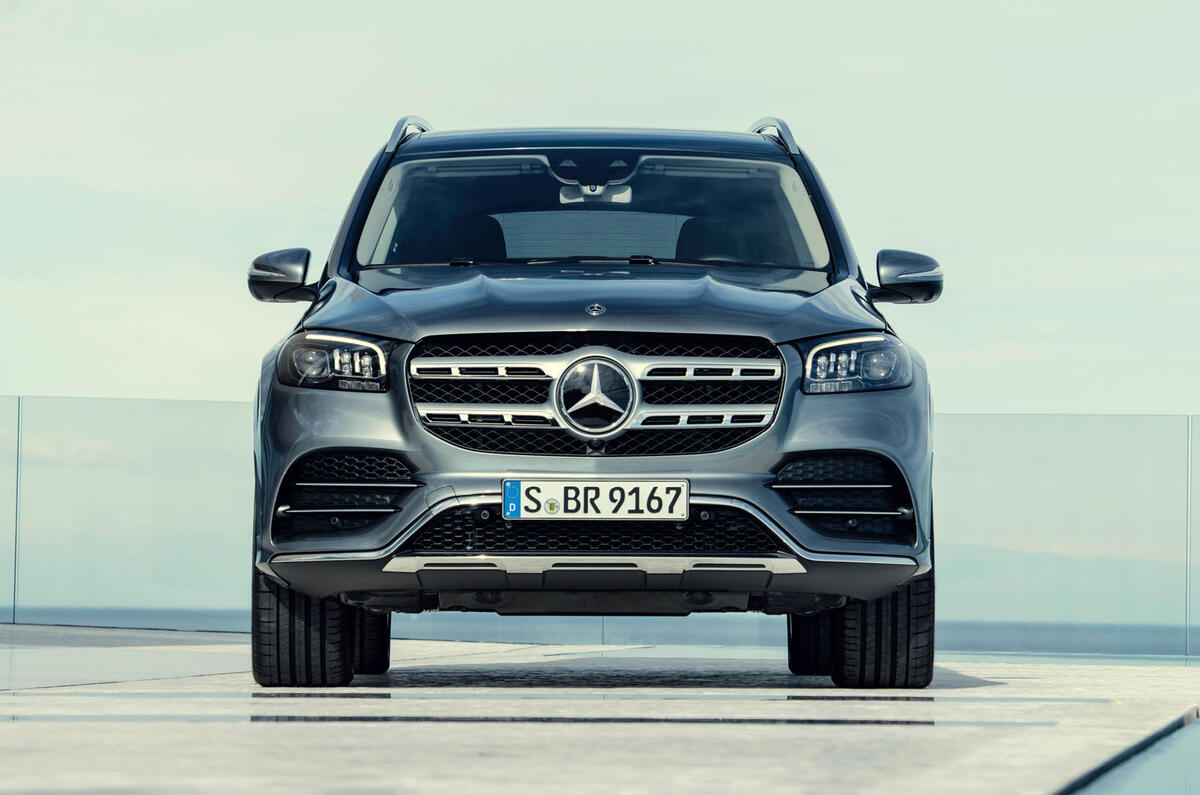 New Mercedes-Benz GLS - front end