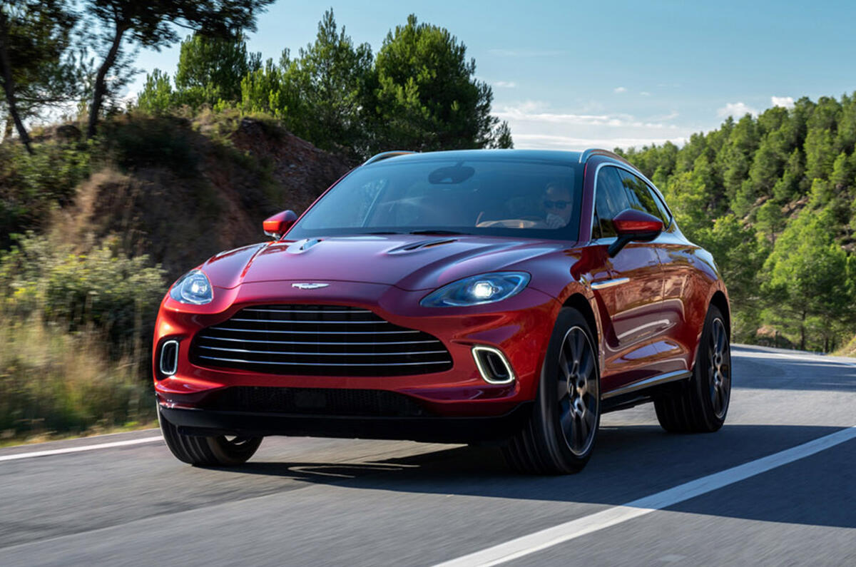 Aston Martin DBX - hero front Aston Martin DBX - hero front