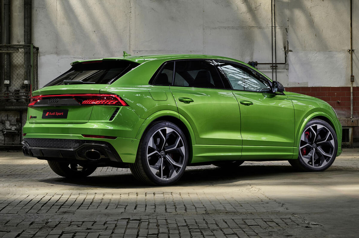 Audi RS Q8 2020 official reveal photos - static static rear
