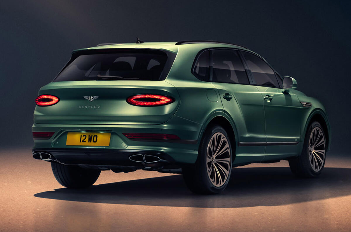 Bentley Bentayga facelift - static rear Bentley Bentayga facelift - static rear