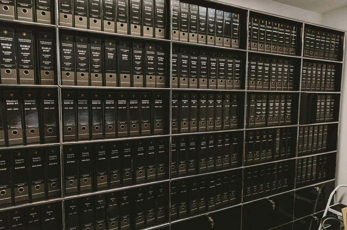 Lamborghini archive material 